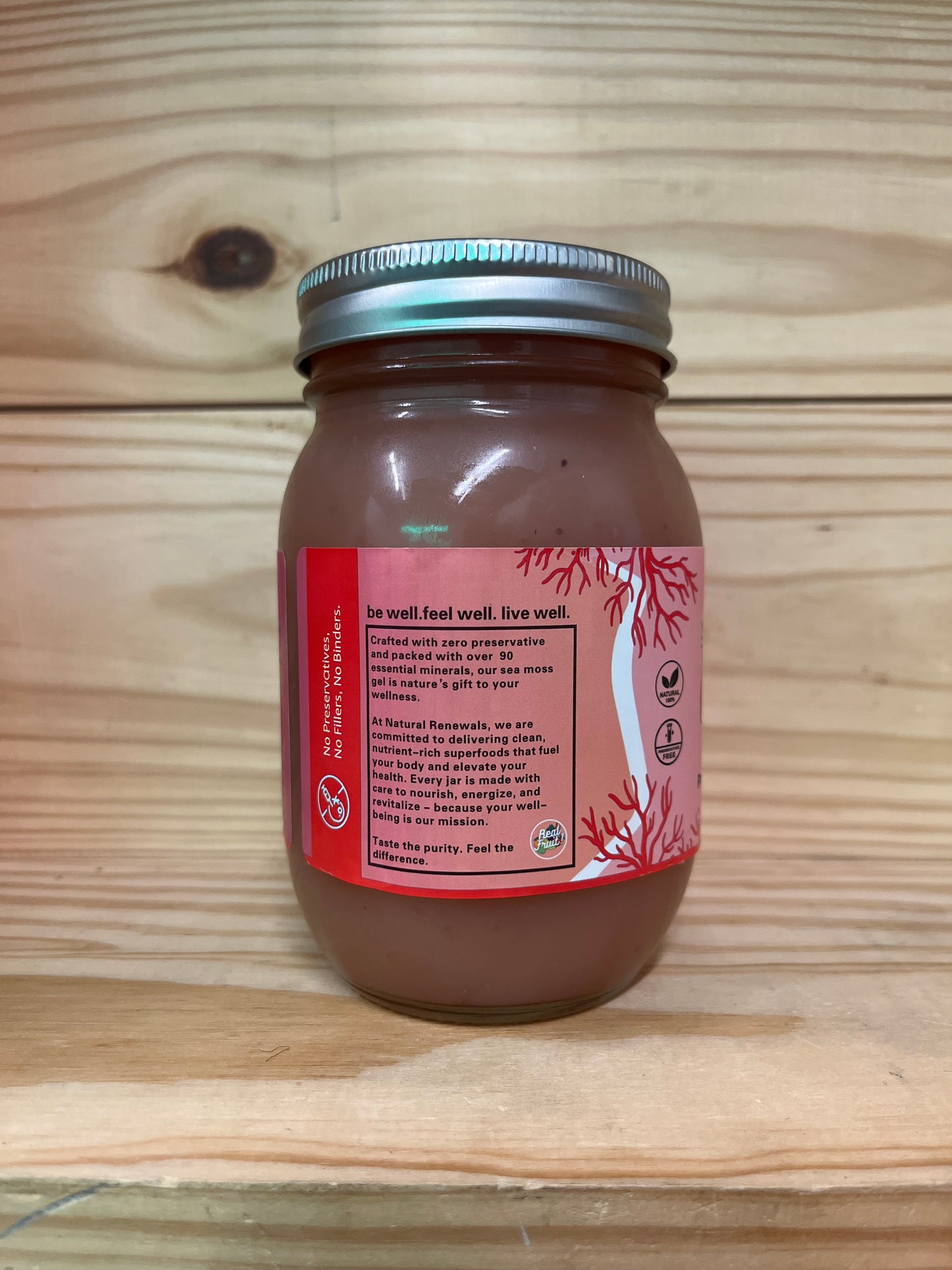 Sea Moss Gel Strawberry