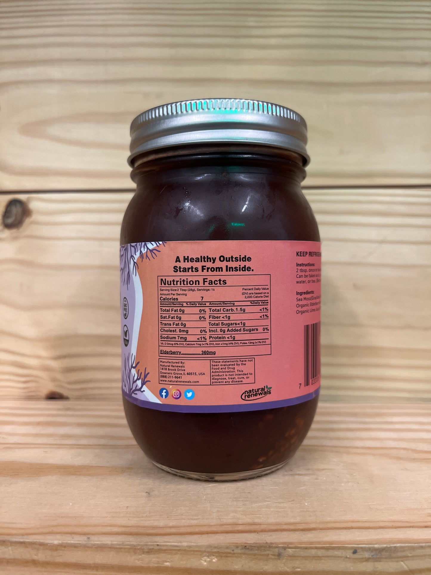 Sea Moss Gel + Elderberry