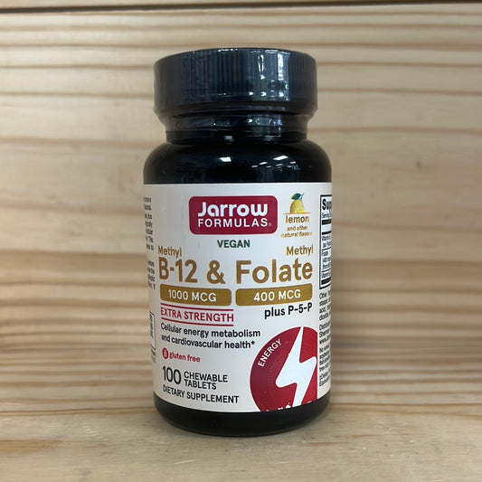 Methyl B-12 & Methyl Folate 400 mcg plus p-5-p Lemon flavor