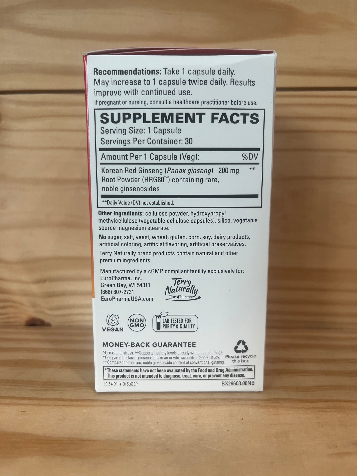 Red Ginseng Energy HRG80™
