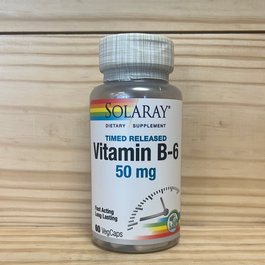 Time Released Vitamin B-6 50 mg 60 vegcaps