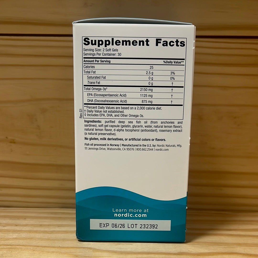 Ultimate Omega 2X 2150mg Softgels