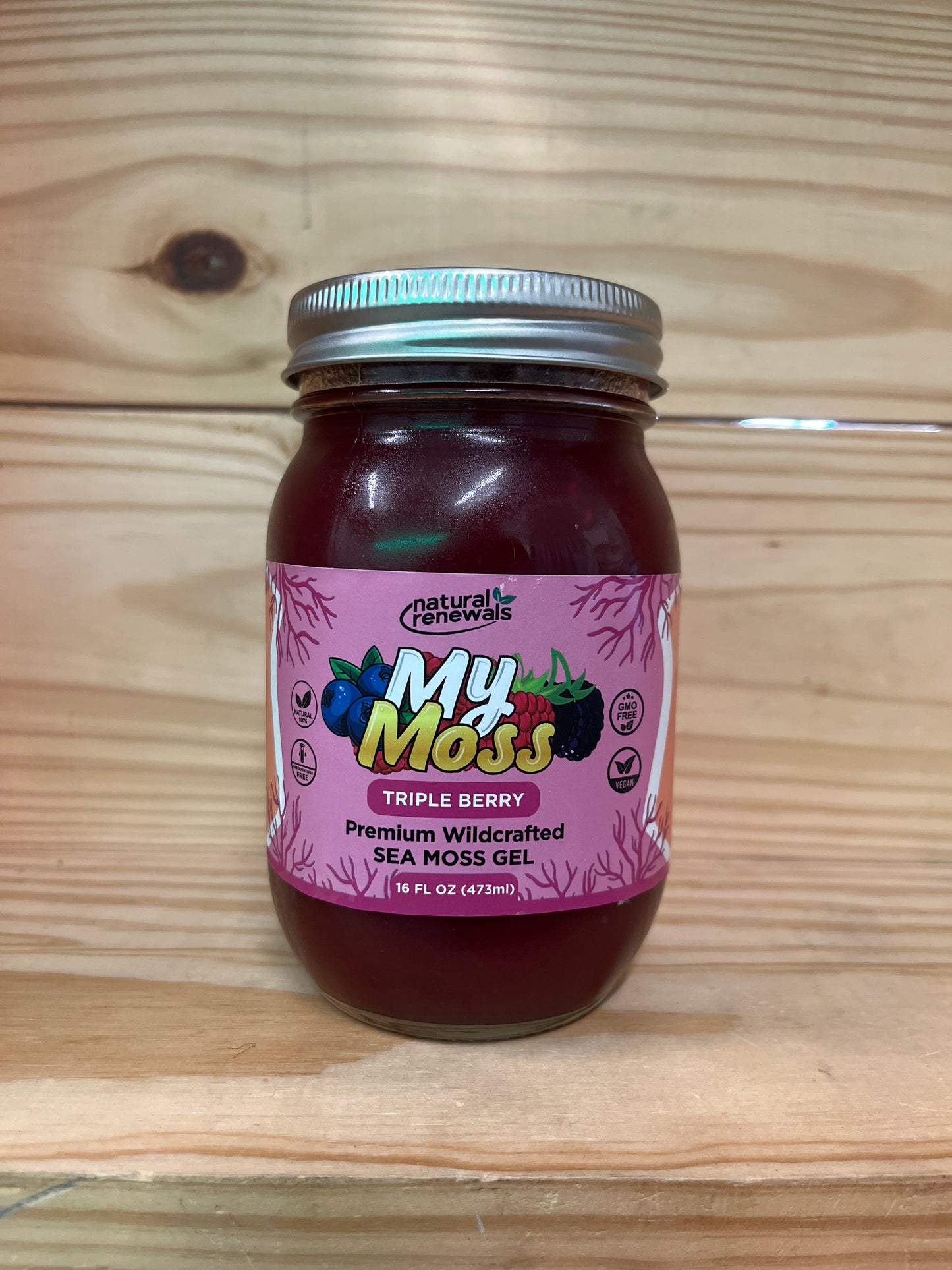Sea Moss Gel Triple Berry
