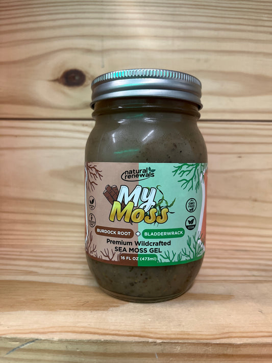 Sea Moss Gel + Burdock Root & Bladderwrack