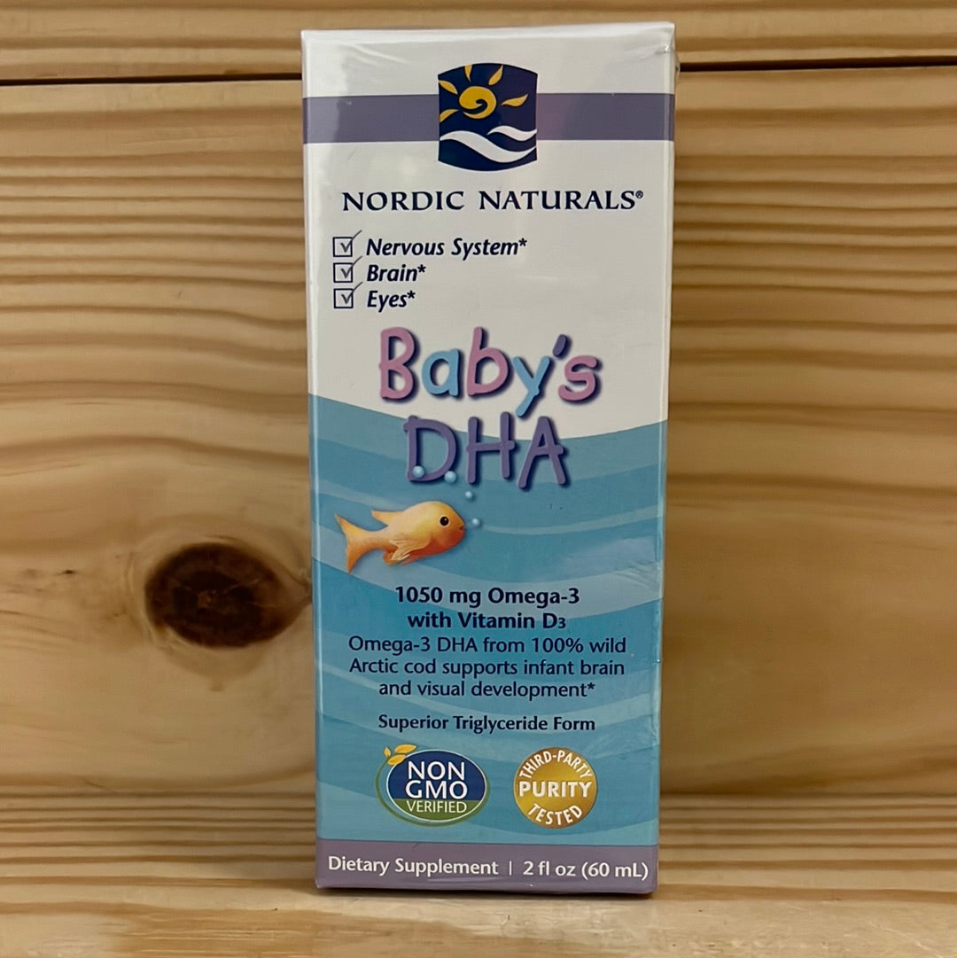 Baby's DHA with Vitamin D3 Omega 3 1050mg Brain Support