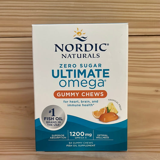 Ultimate Omega Zero Sugar Gummy Chews