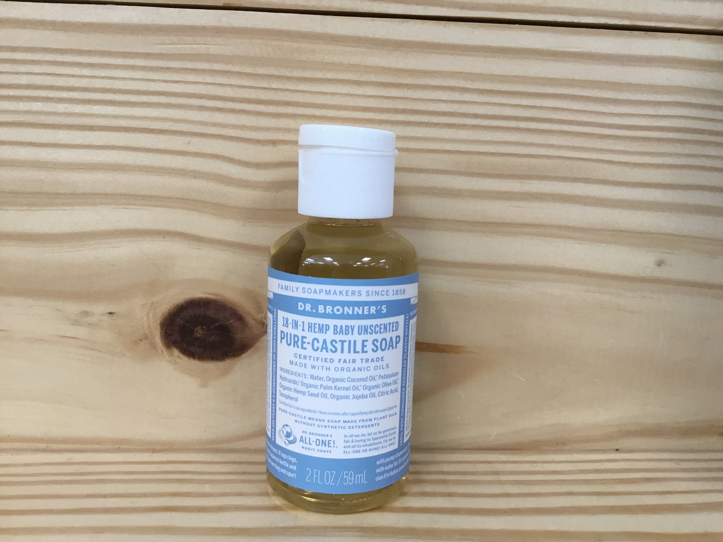 Pure Castile Liquid Soap Baby Unscented