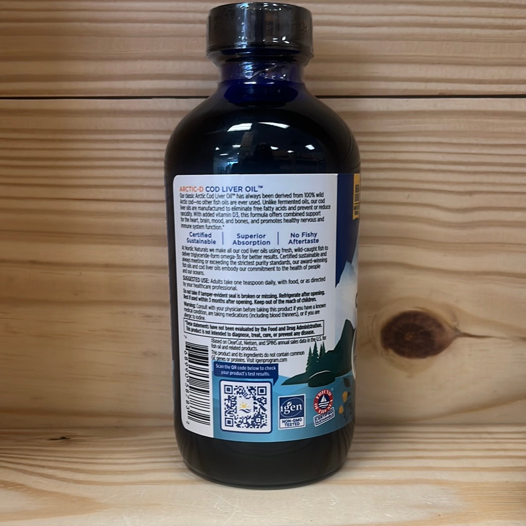 Arctic - D Cod Liver Oil Lemon Flavor with Vitamin D3