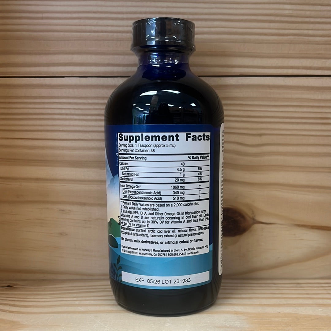 Arctic Cod Liver Oil Lemon Flavor