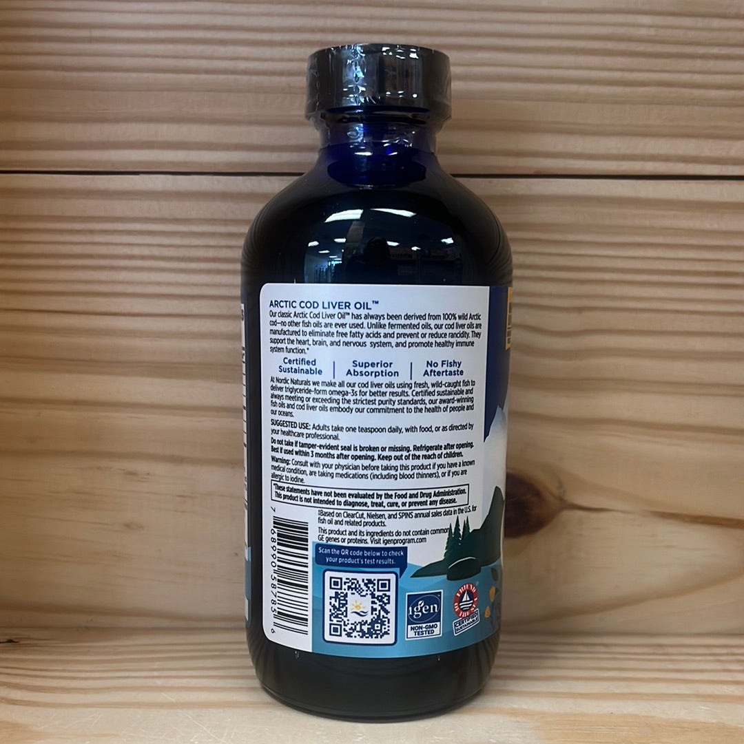 Arctic Cod Liver Oil Lemon Flavor