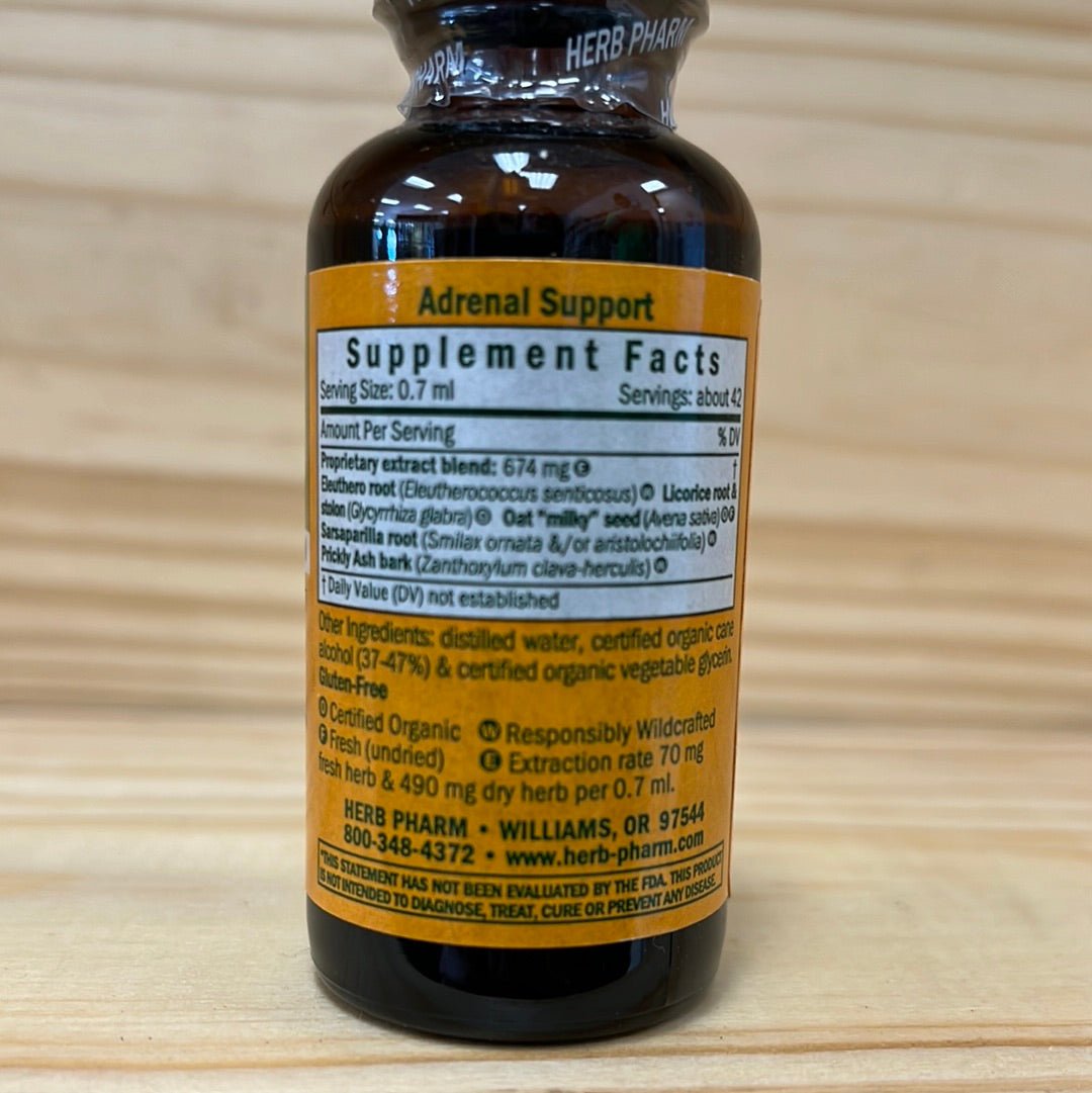 Adrenal Support Liquid Herbal Extract - One Life Natural Market NC