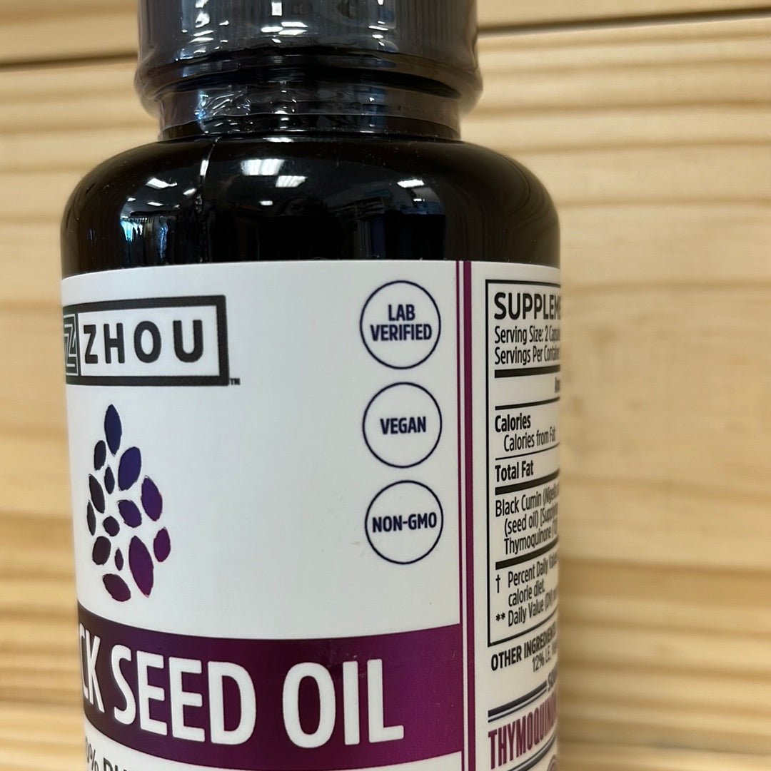 Black Seed Oil Capsules - One Life Natural Market NC