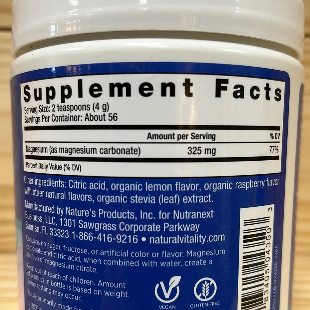 Calm X Raspberry Powder CALM® Raspberry Lemon Magnesium Powder - One Life Natural Market NC