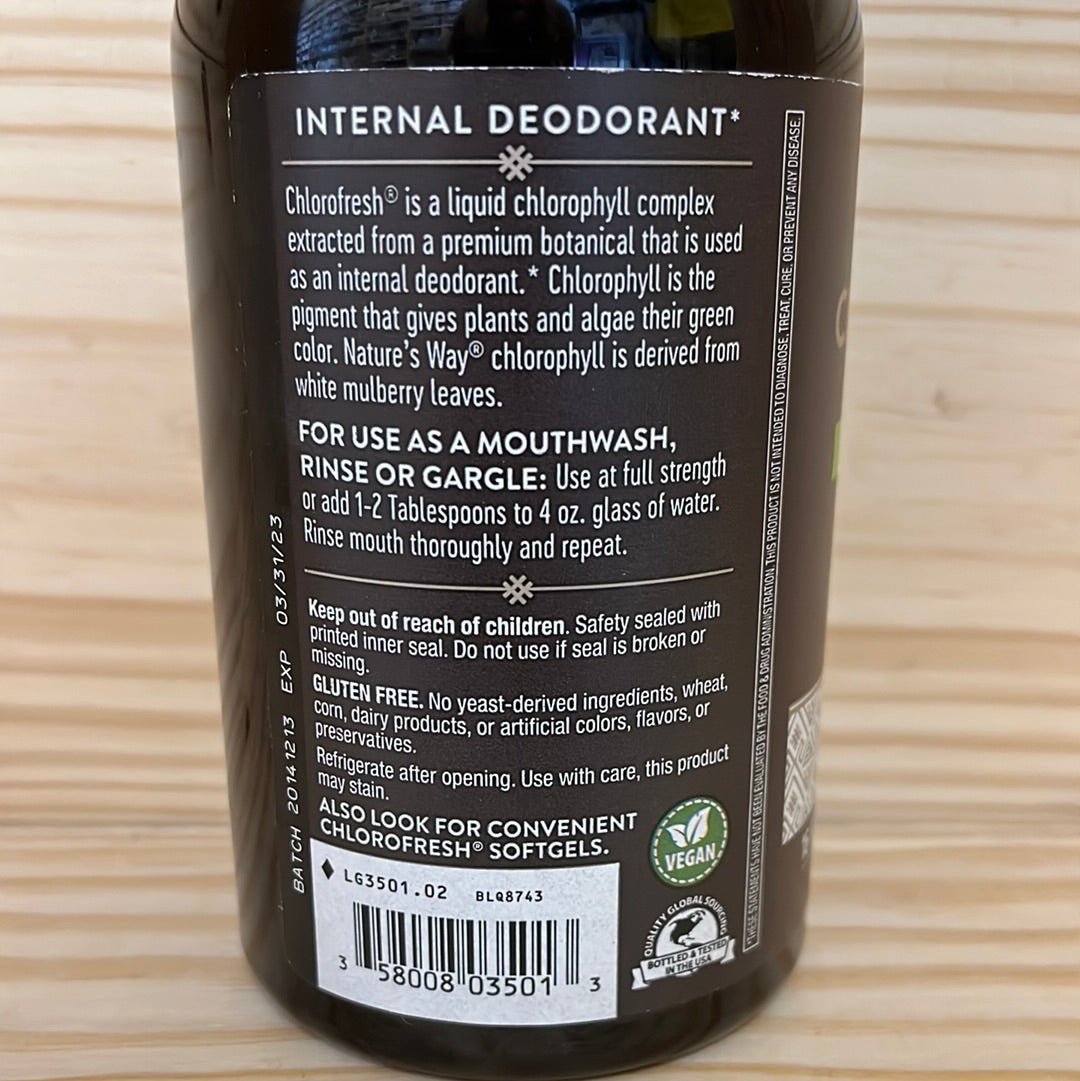 Chlorofresh® Liquid Chlorophyll - One Life Natural Market NC