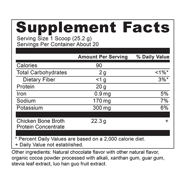 Chocolate Bone Broth Protein - One Life Natural Market NC