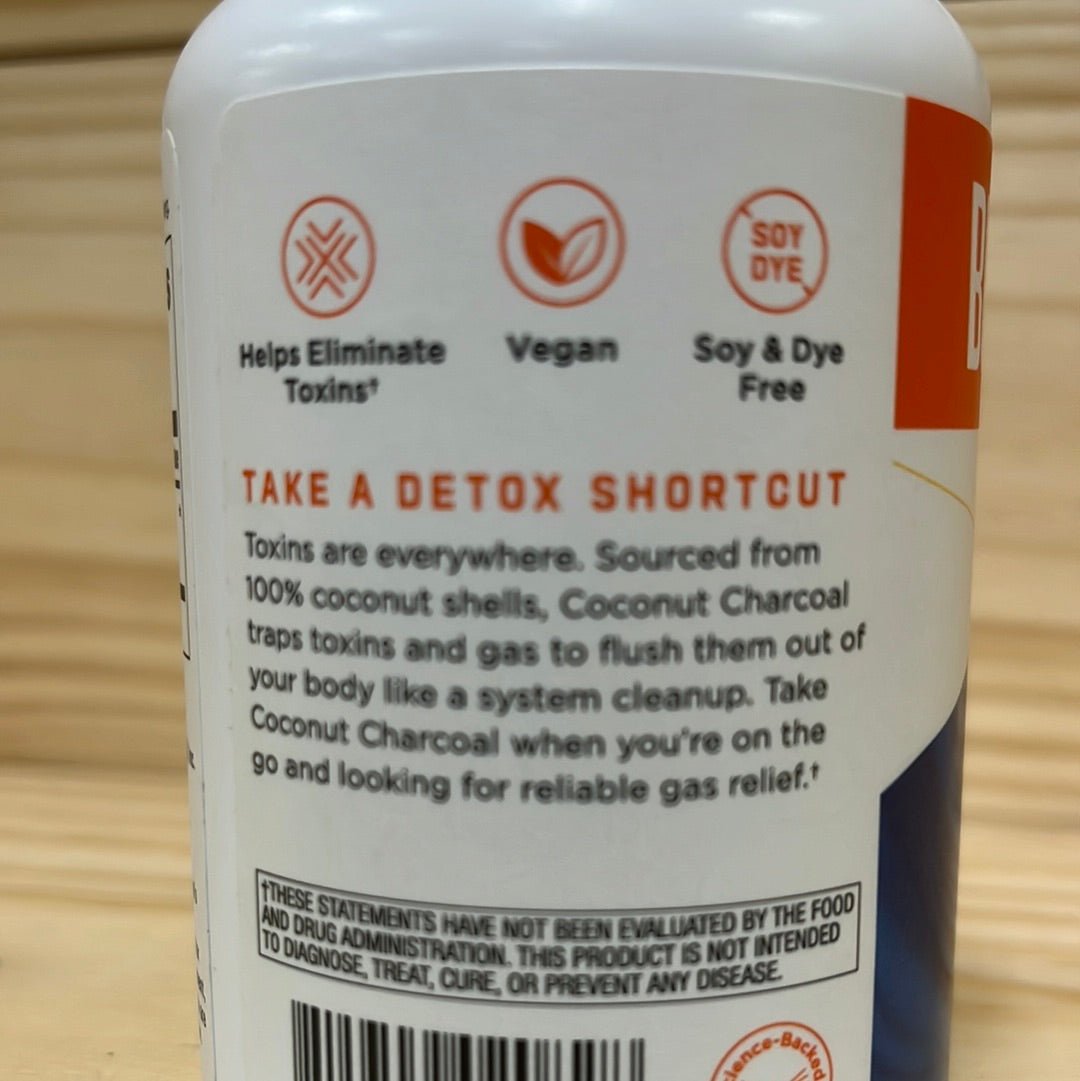 COCONUT CHARCOAL Detox and Gas Relief - One Life Natural Market NC