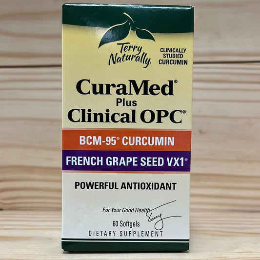 CuraMed® Plus Clinical OPC Curcumin French Grape Seed - One Life Natural Market NC