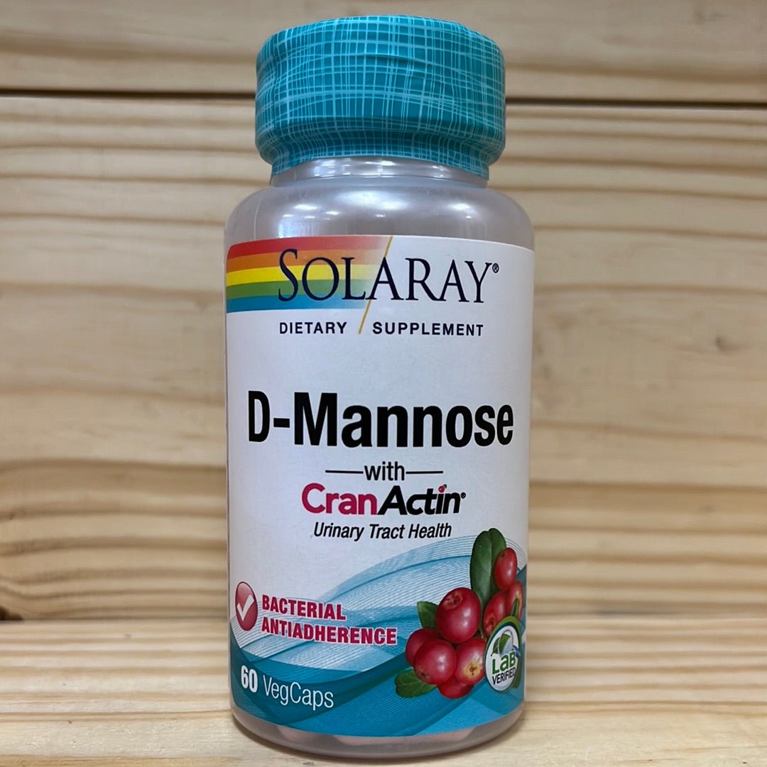 D-Mannose with Cran Actin Natural Urinary Tract Support - One Life Natural Market NC