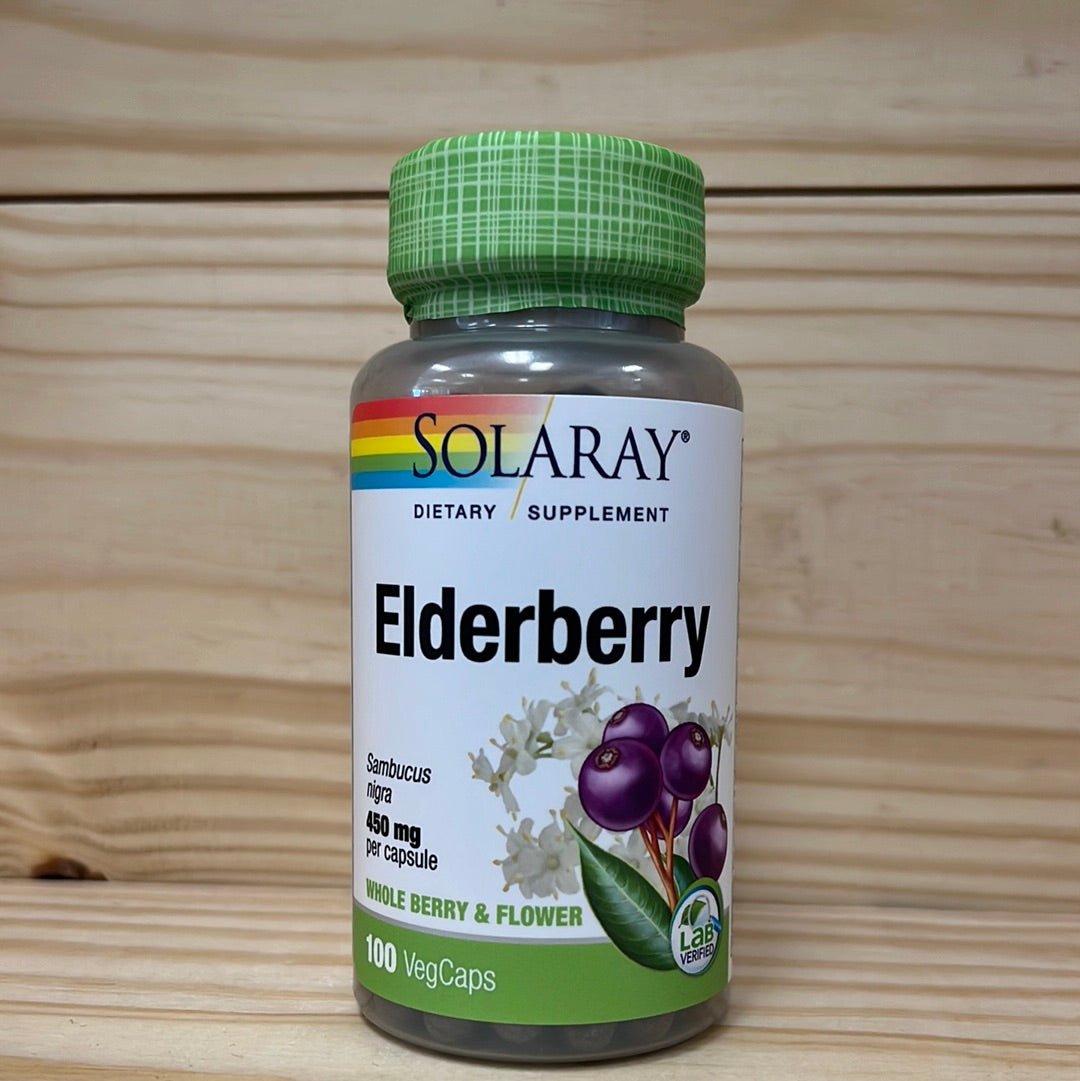 Elderberry Sambucus Nigra Whole Berry & Flower Capsules - One Life Natural Market NC