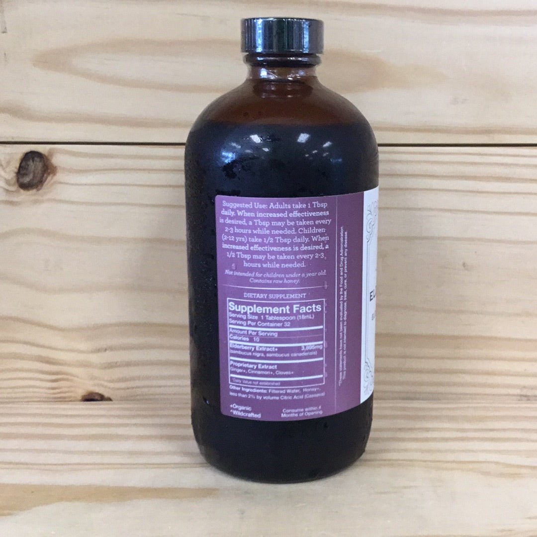 Elderberry Syrup with Elderberry, Honey, Ginger, Cinnamon and Cloves - One Life Natural Market NC