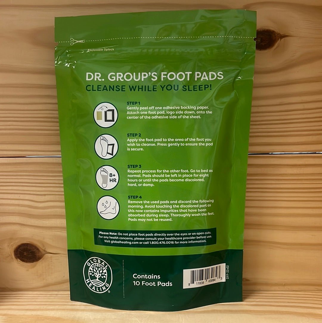Foot Detox Pads 10 Pads - One Life Natural Market NC