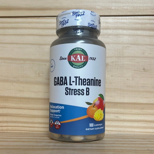 GABA L-Theanine Stress B Lozenge Natural Mango Tangerine 100 Lozenges - One Life Natural Market NC