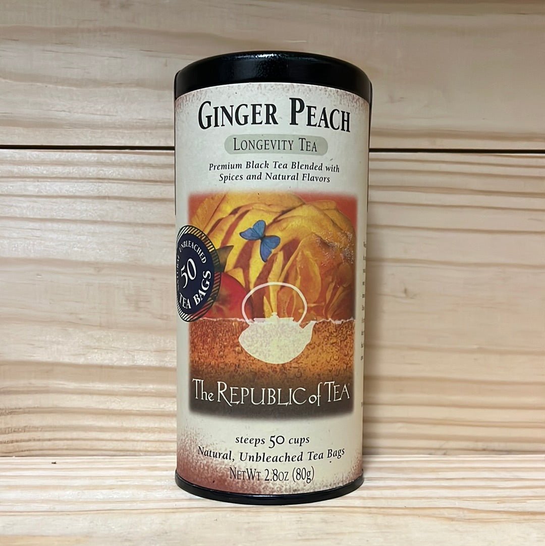 Ginger Peach Black Tea Bags - One Life Natural Market NC