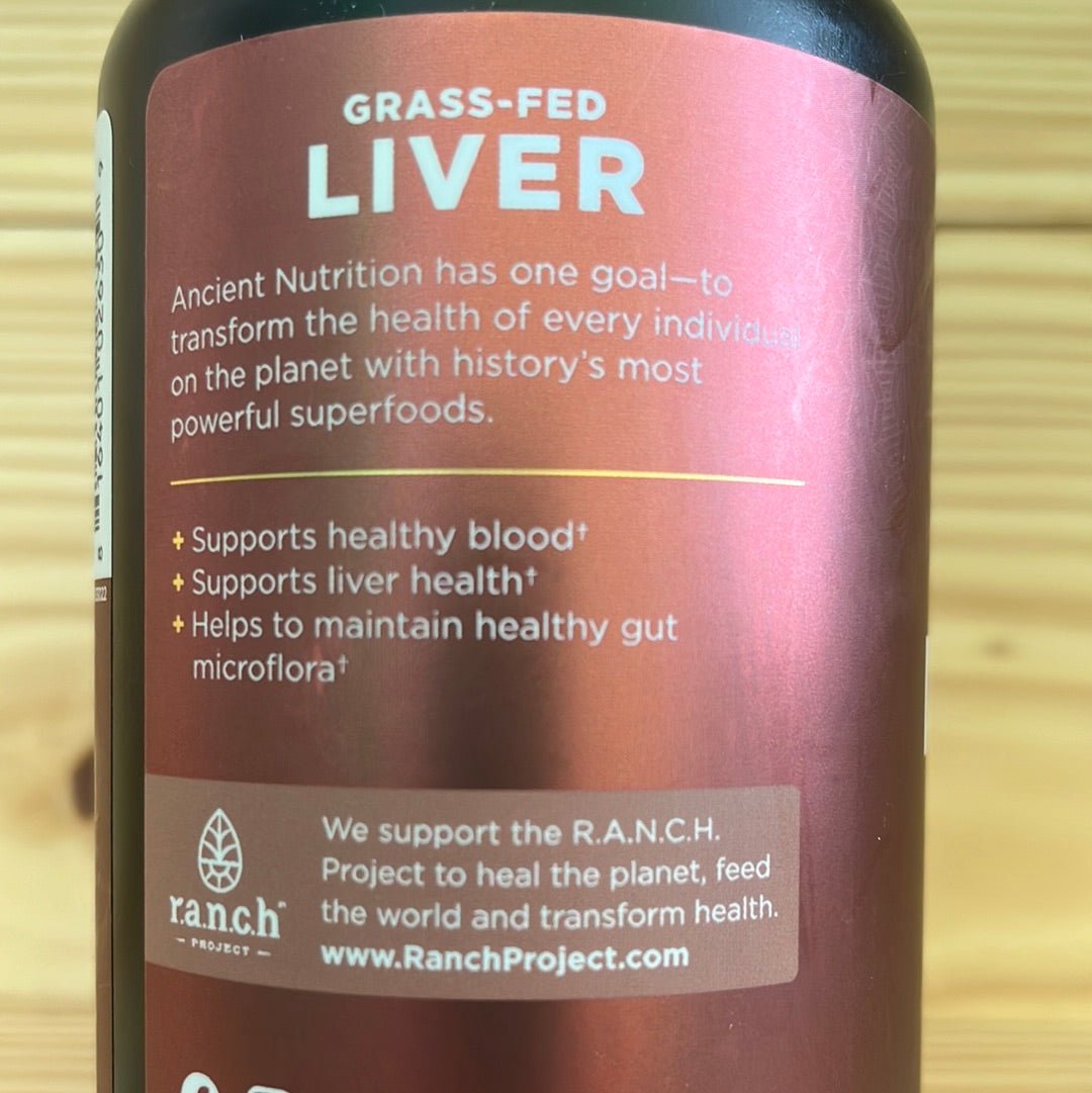 Grass Fed Liver Capsules - One Life Natural Market NC