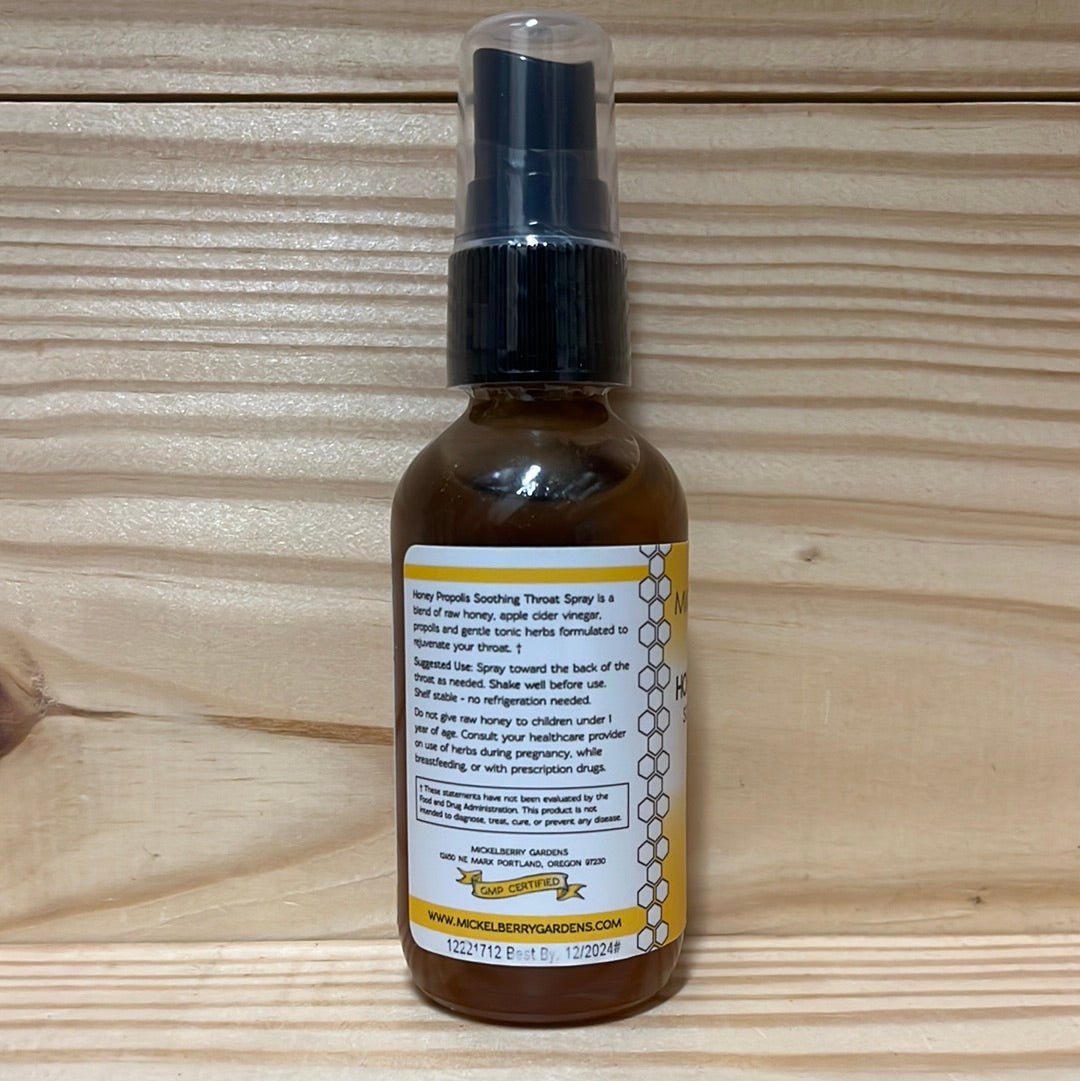 Honey Propolis Soothing Throat Spray - One Life Natural Market NC