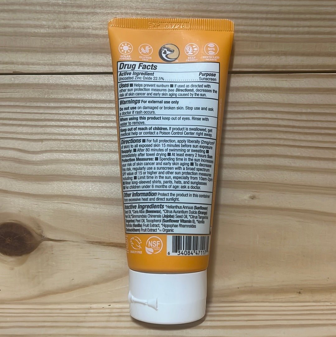 Kids Mineral Sunscreen Cream SPF 40 Zinc Oxide Non-Toxic Sunscreen - One Life Natural Market NC