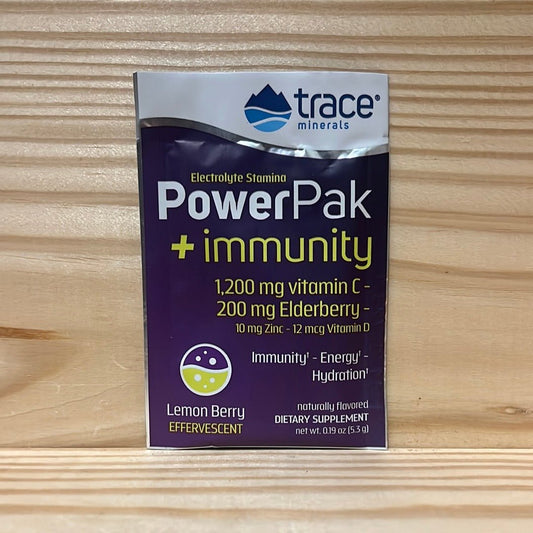 Lemon Berry Power Pak Electrolyte Powder Immunity Boost + Elderberry - One Life Natural Market NC