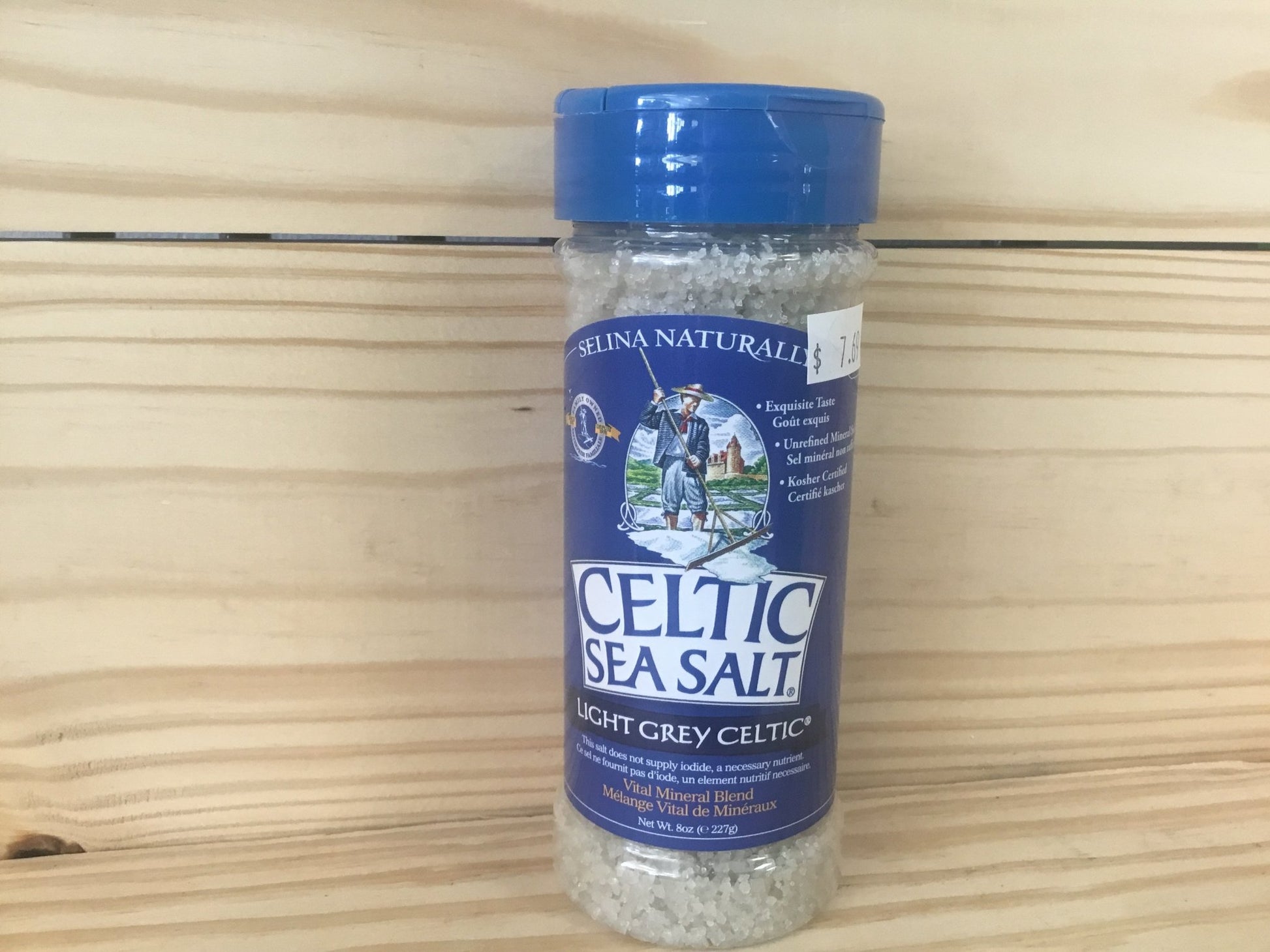 Light Grey Celtic Sea Salt 8oz - One Life Natural Market NC