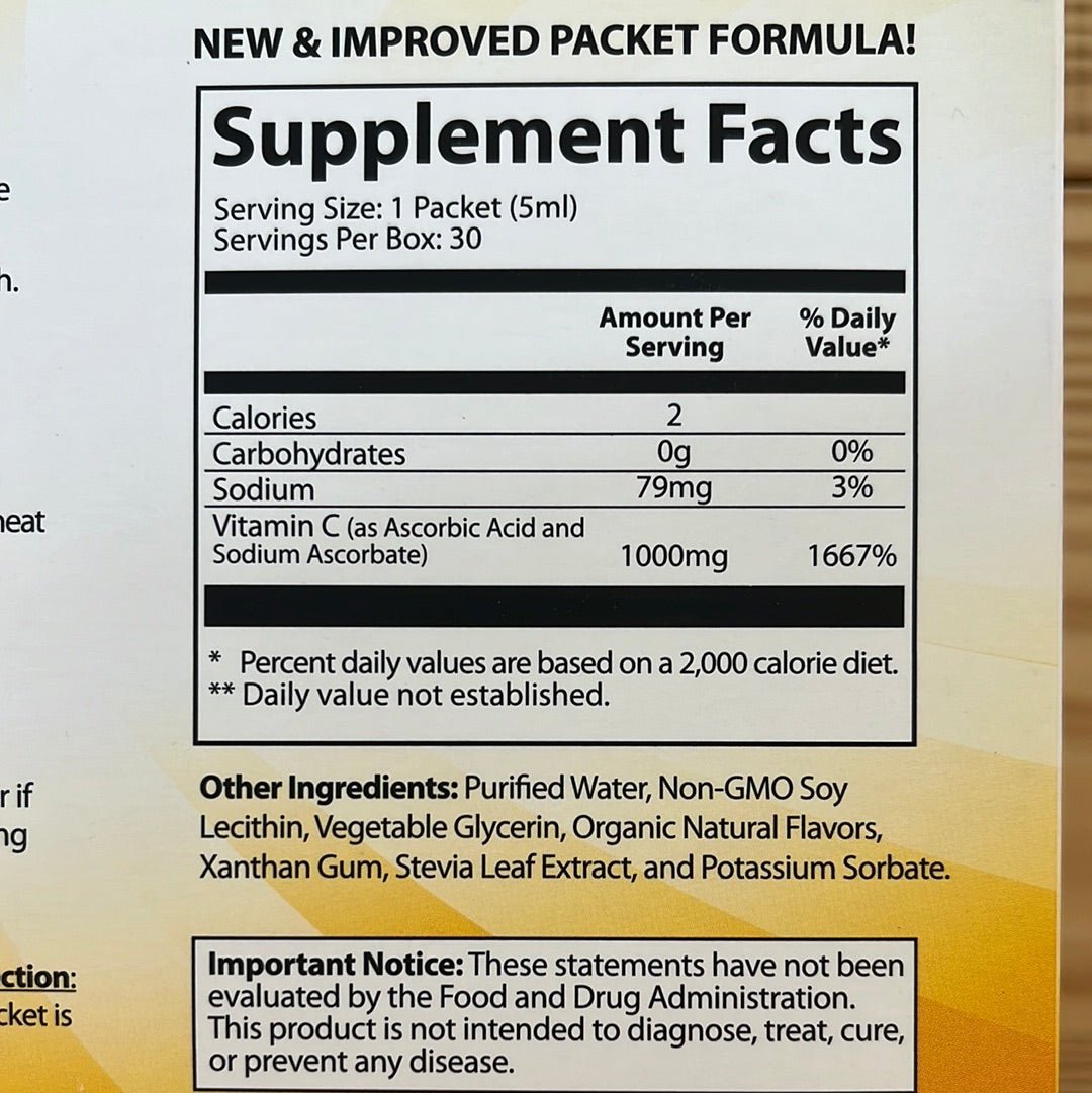 Liposomal Vitamin C 1000mg - One Life Natural Market NC