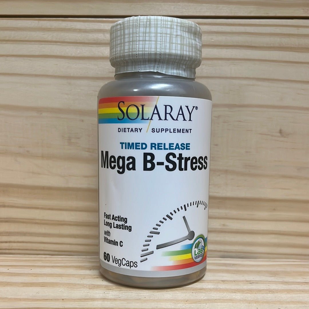 Mega B Stress Timed Release 60 VegCaps - One Life Natural Market NC