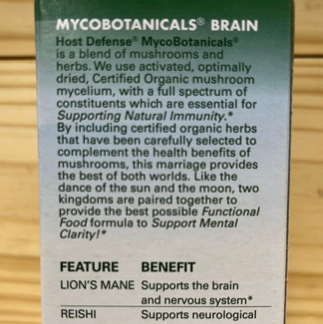 MycoBotanicals® Brain Support Capsules - One Life Natural Market NC