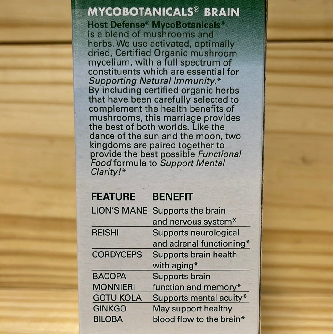 MycoBotanicals® Brain Support Capsules - One Life Natural Market NC