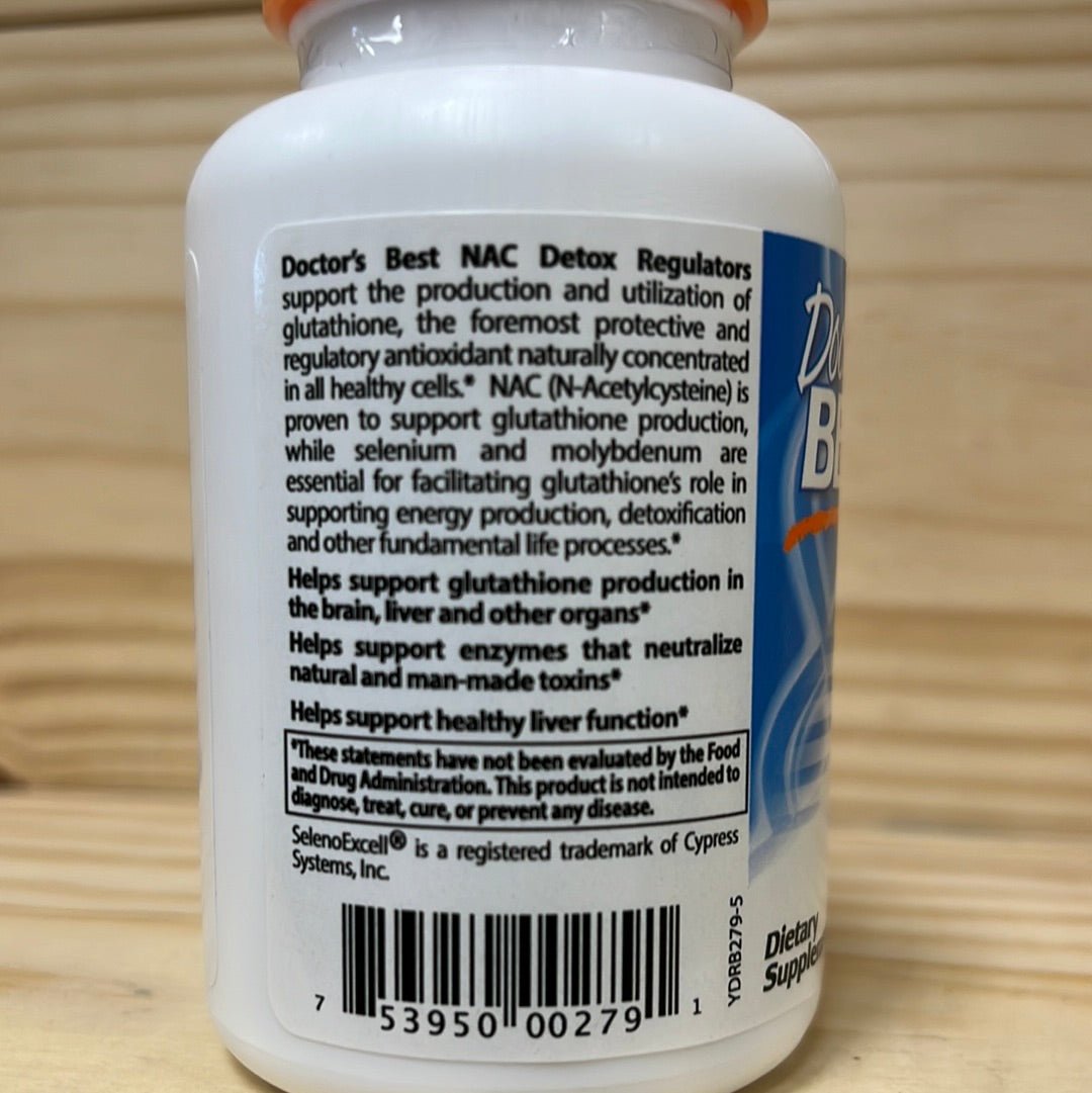 NAC 600 mg N-Acetyl Cysteine Detox Support - One Life Natural Market NC