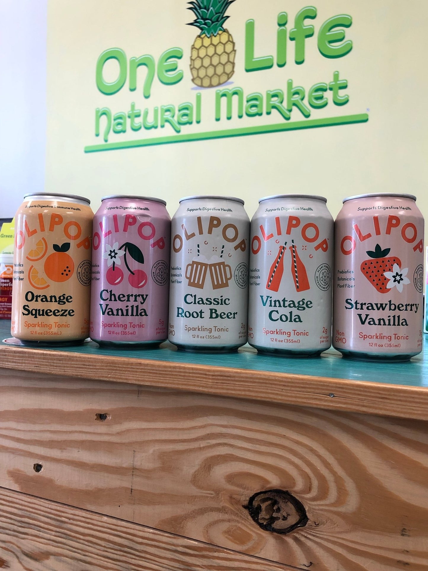 Olipop Sparkling Tonic Soda Replacement - One Life Natural Market NC