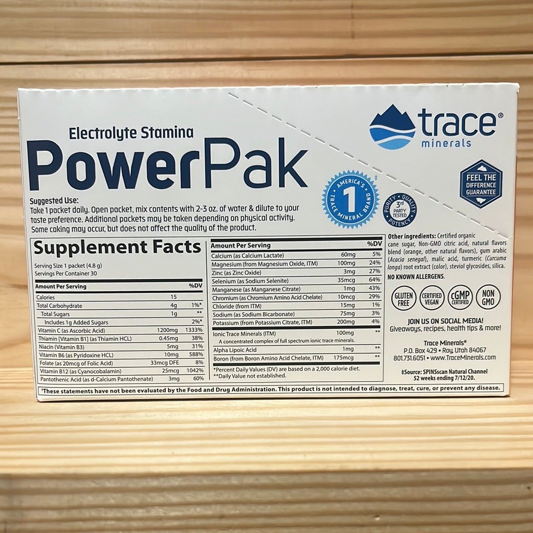 Orange Blast Power Pak Electrolyte Powder - One Life Natural Market NC