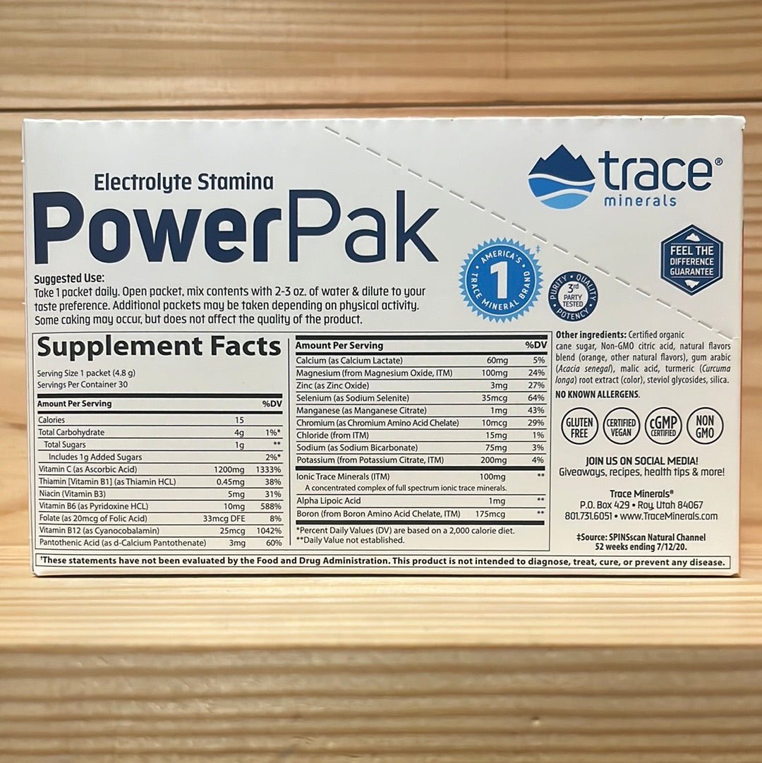 Orange Blast Power Pak Electrolyte Powder - One Life Natural Market NC
