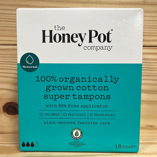 Organic 100% Cotton Super Tampons - One Life Natural Market NC