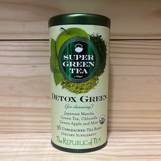 Organic Detox Green SuperGreen Tea Bags - One Life Natural Market NC