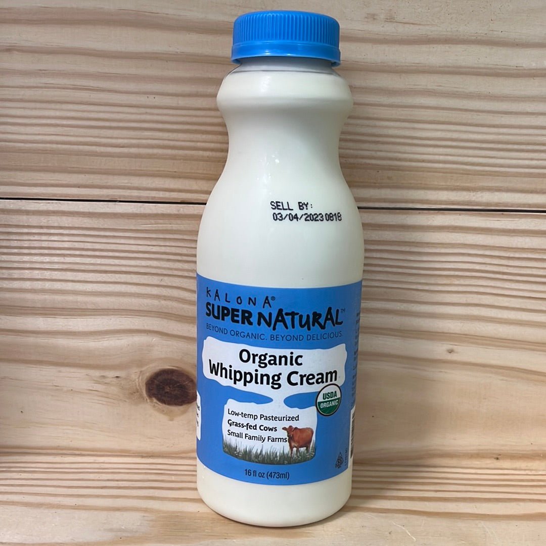 Organic Grass Fed Non-homogenized Whipping Cream - One Life Natural Market NC