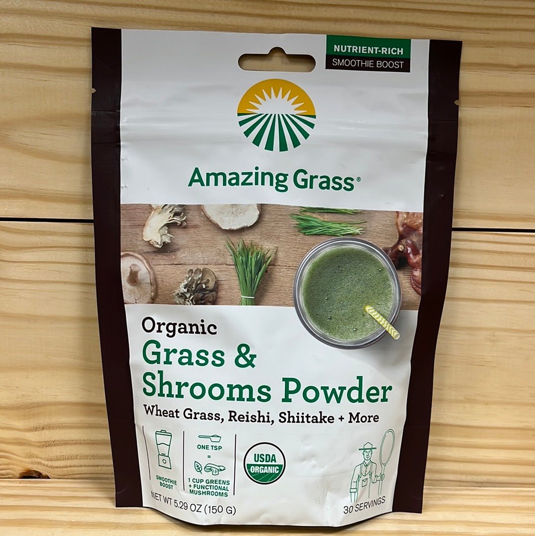 Organic Grass & Shrooms Superfood Powder - One Life Natural Market NC