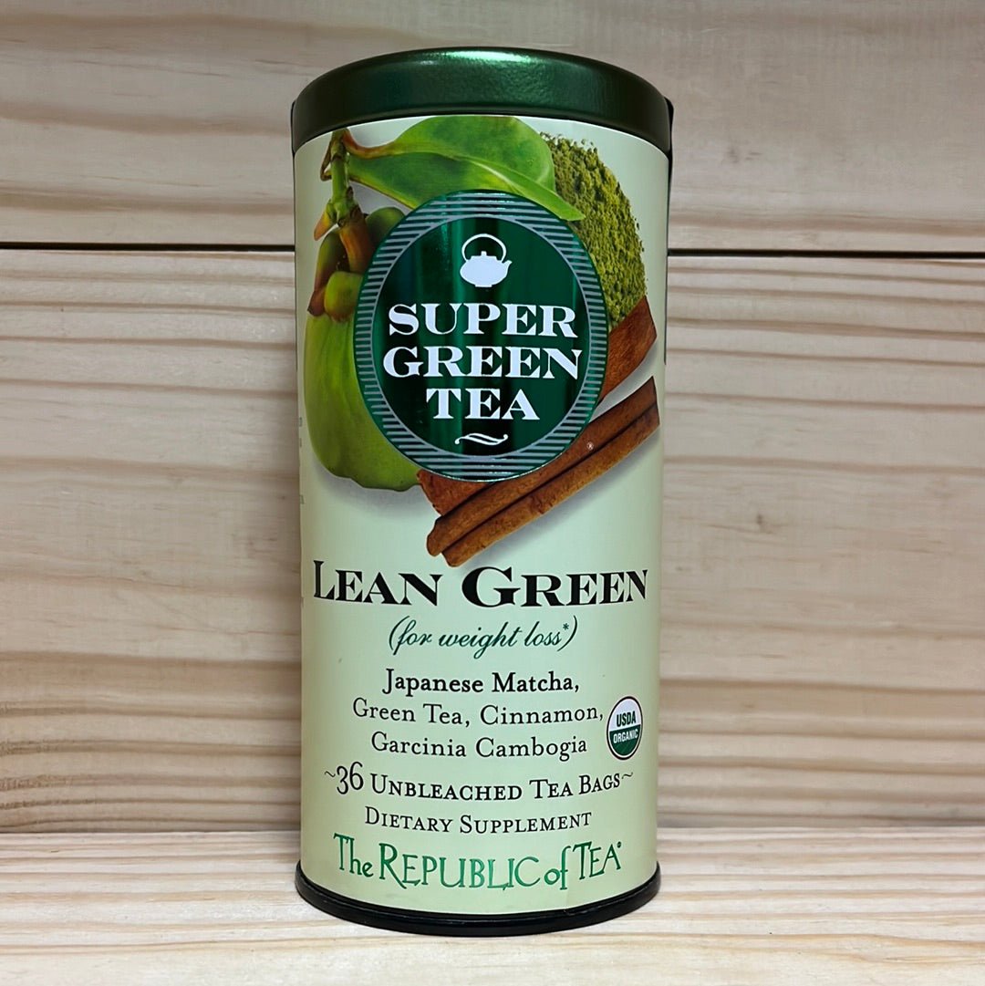Organic Lean Green SuperGreen Tea Bags 36ct - One Life Natural Market NC