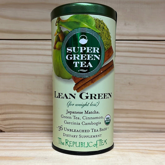 Organic Lean Green SuperGreen Tea Bags 36ct - One Life Natural Market NC