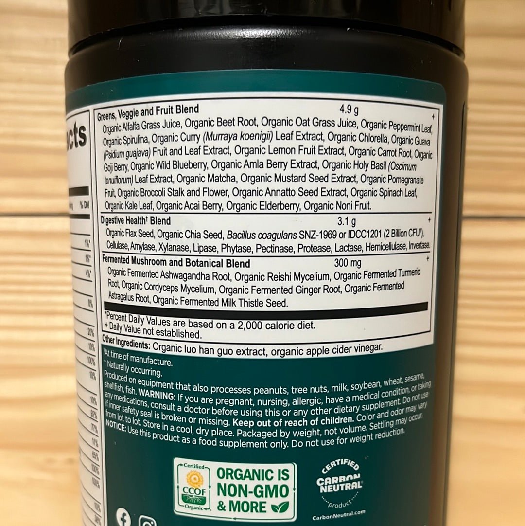 Organic SuperGreens + Multivitamin Powder - One Life Natural Market NC