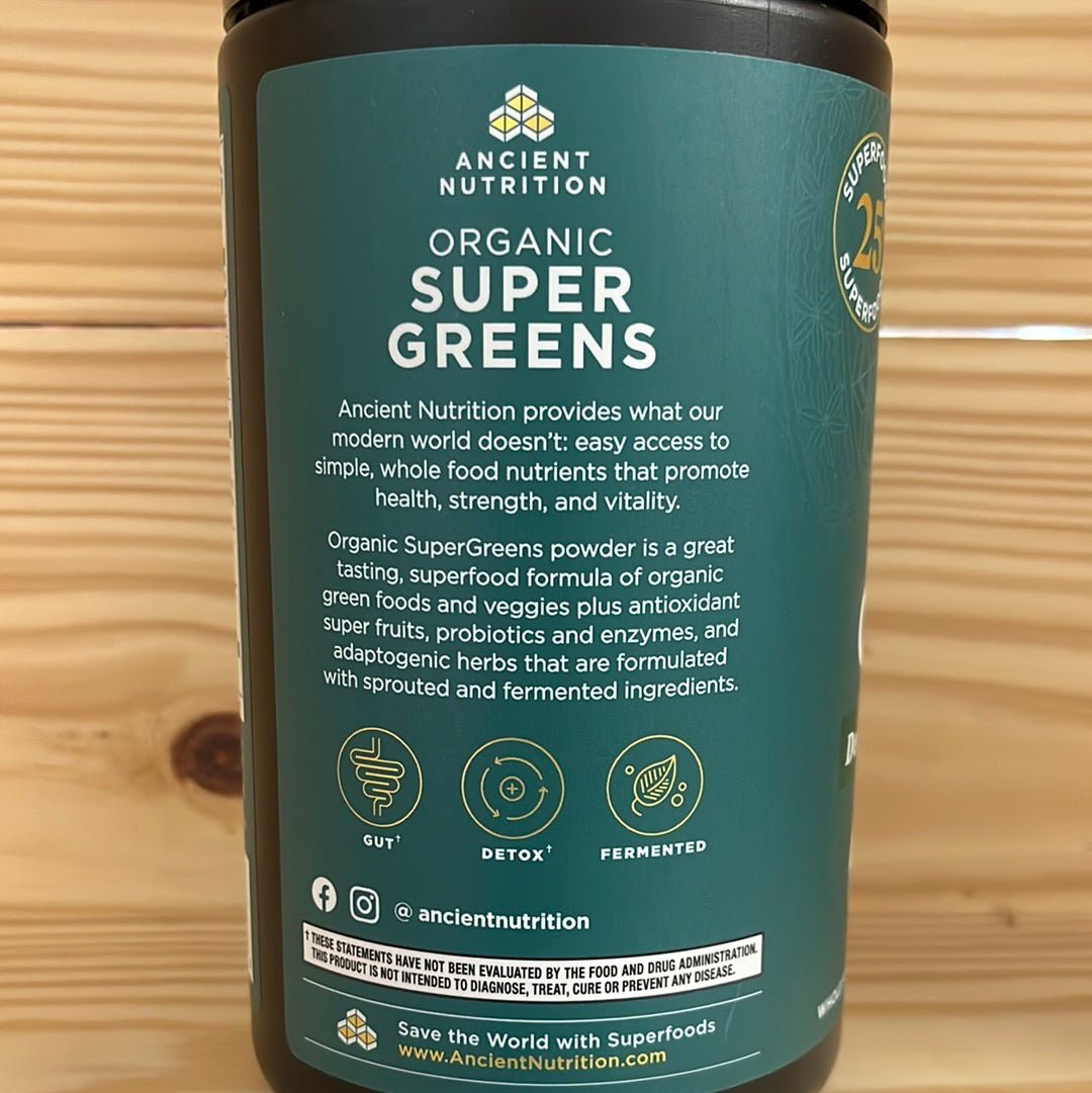 Organic SuperGreens Powder Watermelon Flavor - One Life Natural Market NC