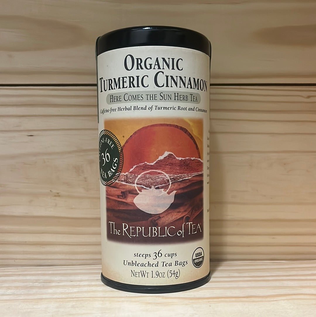 Organic Turmeric Cinnamon Tea Bags - One Life Natural Market NC