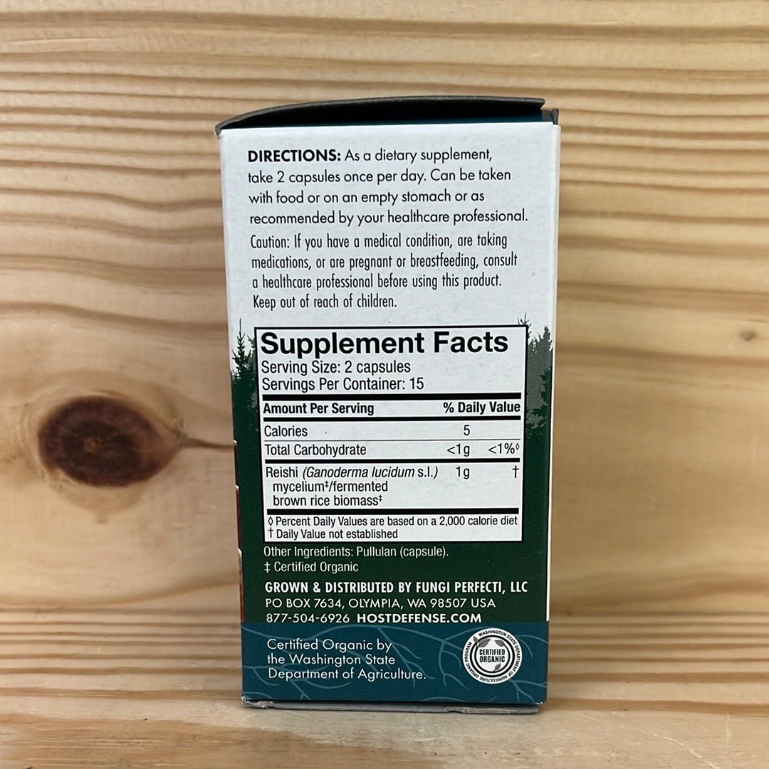 Reishi Mushroom Capsules - One Life Natural Market NC